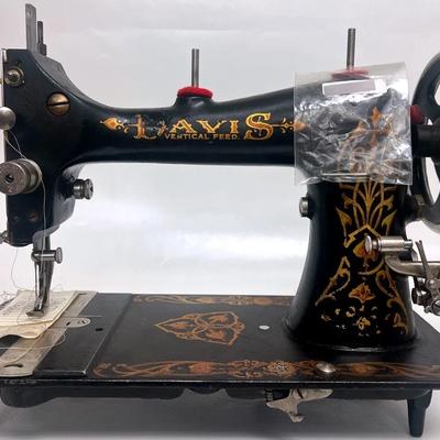 “Davis” Vertical Feed Treadle Machine