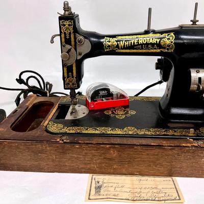 “White” USA Treadle 