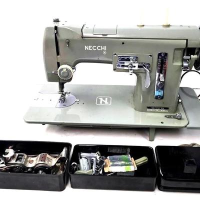 "Necchi" Nora Sewing Machine with Attachments 