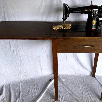 Vintage “Singer” & Cabinet