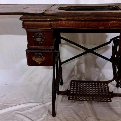 “White” Rotary Treadle Cabinet 