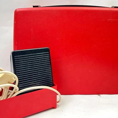 Vintage “Berina” Sewing Machine Case & Pedal