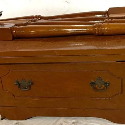 Vintage Folding Seeing Machine Table