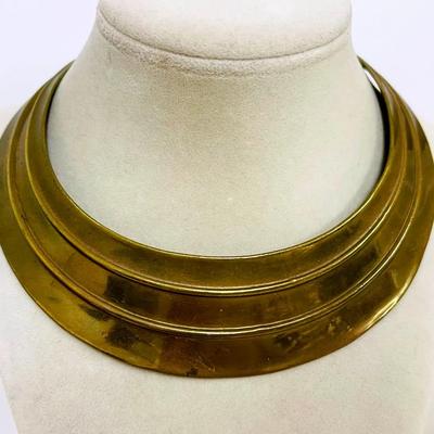 "Made in India" Vintage Brass Collar