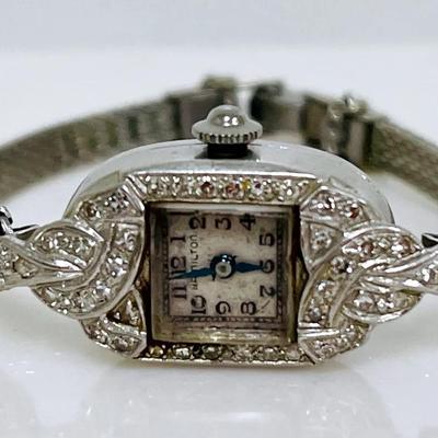 Vintage Ladies “Hamilton” Platinum Watch