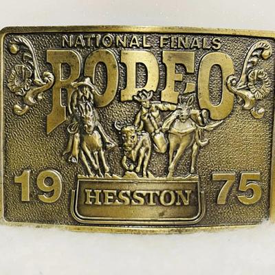 1975 Hesston Limited Edition Commemorative Buckle