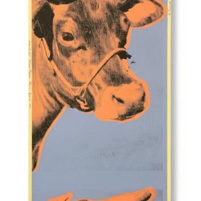 Sale Photo Thumbnail #127: WARHOL 1971 COW WALLPAPER SCREEN PRINT WHITNEY