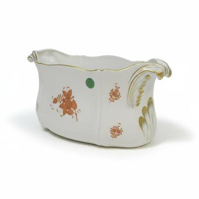 Sale Photo Thumbnail #100: LARGE HEREND PORCELAIN CHINESE BOUQUET JARDINIERE