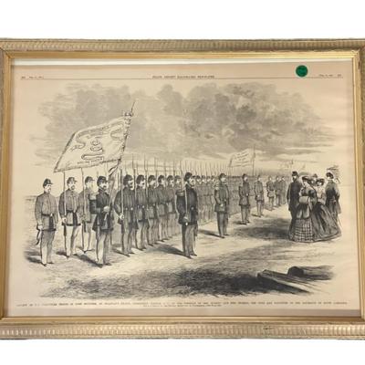 Sale Photo Thumbnail #109: 1861 REVIEW OF THE TROOPS SULLIVANS ISLAND