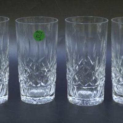 Sale Photo Thumbnail #111: 6 WATERFORD LISMORE HIGHBALL GLASSES