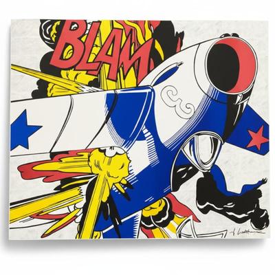 Sale Photo Thumbnail #10: ROY LICHTENSTEIN BLAM HAND SIGNED LITHOGRAPH