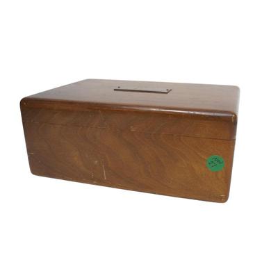 Sale Photo Thumbnail #37: VINTAGE MID CENTURY AMERICAN WALNUT HUMIDOR