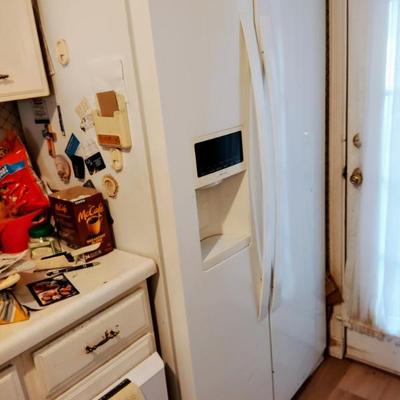 Kenmore Elite counter depth French door fridge with ice & water dispenser. $250