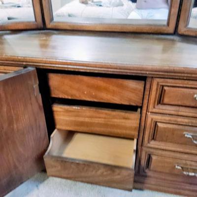 Middle drawers of dresser