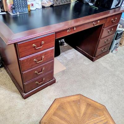 Executive desk with chair (chair not pictured)