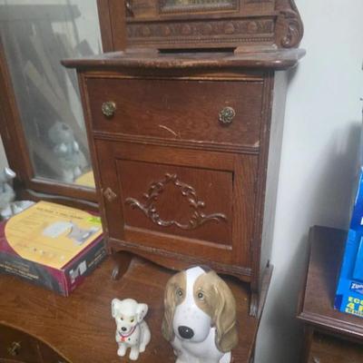 Dog Cookie Jar and Dog Bank 