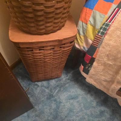 Longaberger Basket and Hamper 