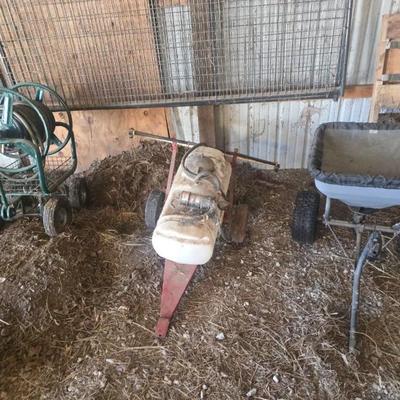 Sprayer and Garden hose cart