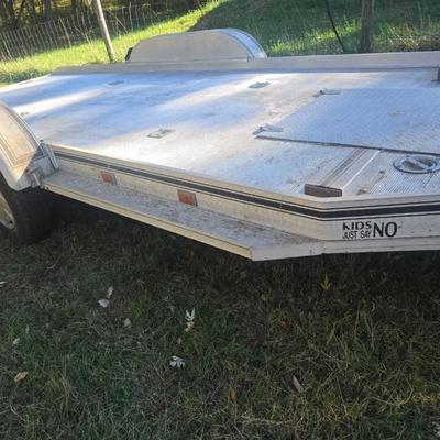 Large Aluminum trailer