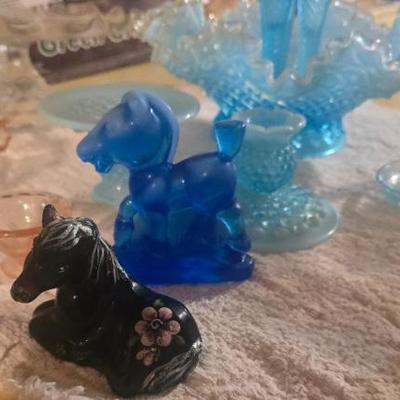 Painted Fenton Horse 