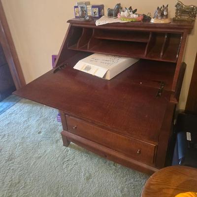 Maple Drop Front Secretary 