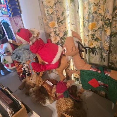 Annalee Santa and Reindeer