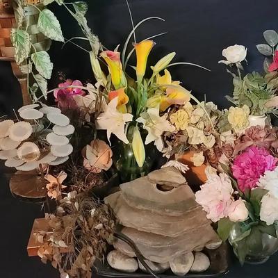 Decorative Silk Flowers & Greenery Collection