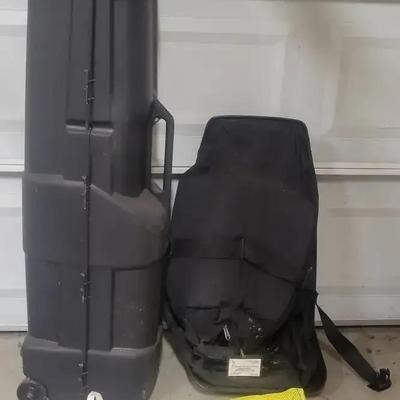 Golf Club Travel Case and Accessories