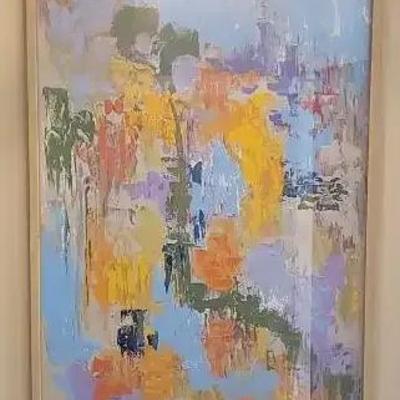 Abstract Painting by Helen Seasonwein – Signed