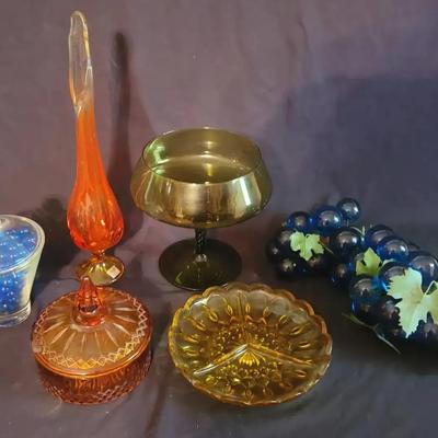 Retro Mid-Century Modern Glass Decor Collection
