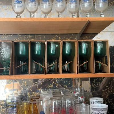 Bar Glassware Collection Featuring Norwegian Cruise Line & Cincinnati Reds