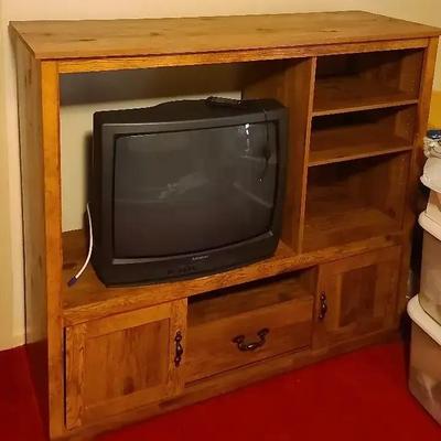 Entertainment Cabinet with Shelving and Storage