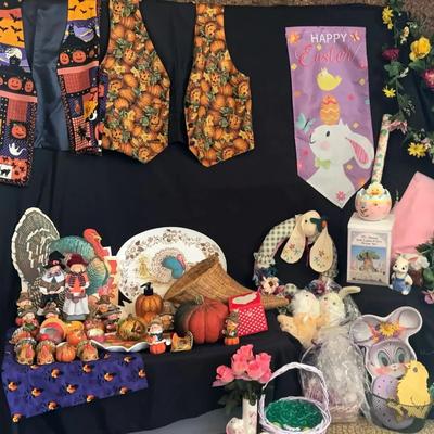 Large Collection of Fall and Easter Holiday Décor