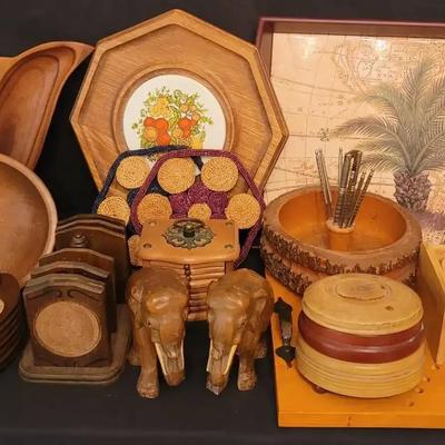 Classic Wooden Décor & Entertaining Collection Featuring Teakwood, Monkey Pod, and Goodwood Pieces