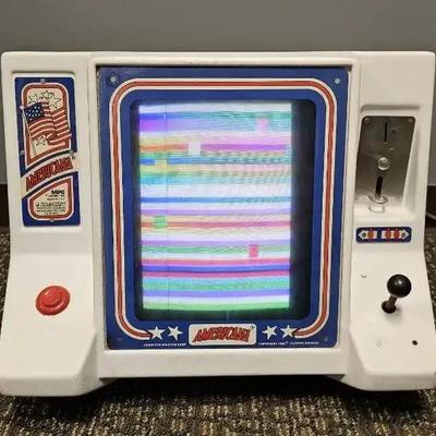 Tabletop Coin-Operated “Americana” Arcade Cabinet by Computer Kinetics Corp