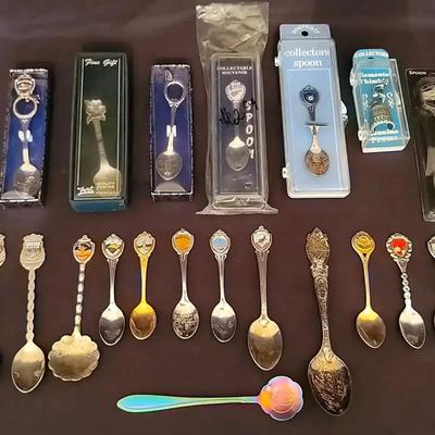 Assorted Collector Spoons from Around the World
