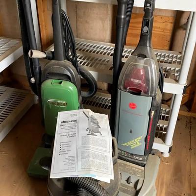 Hoover Runabout, WindTunnel & Shop-Vac Trio