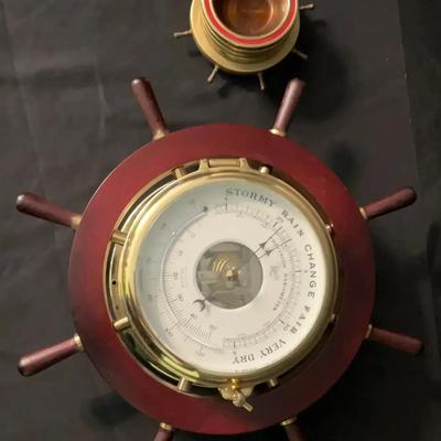Schatz Precision Barometer and Nautical Coasters