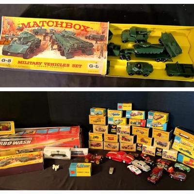 Vintage Matchbox and Corgi Toy Car Collection
