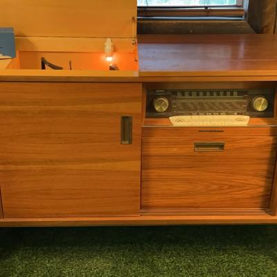 Vintage Loewe Opta Paloma Stereo Console with Turntable