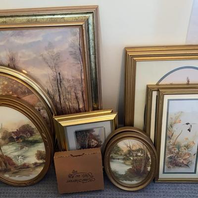 Framed Landscape Art Featuring Jean Baptiste Corot