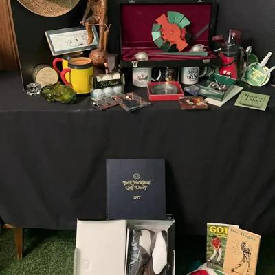 Golf Shoes, Towels, and Collectibles Collection