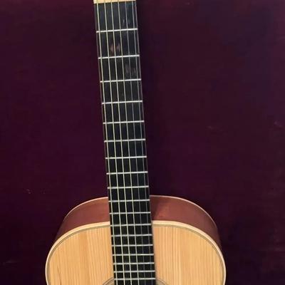 Vintage Classical Acoustic Guitar with Case and Criterion Strings