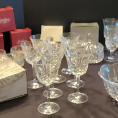 Crystal Glassware Collection Featuring Gorham
