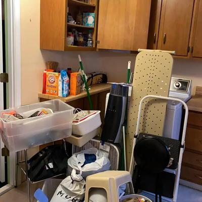 Lasko Space Heater, Step Ladder, and Household Helpers