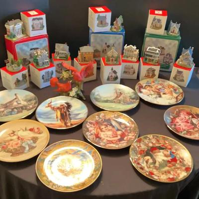 Liberty Falls Village Collection & Collector Plates