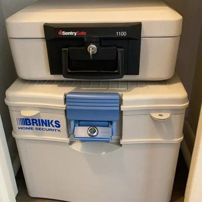 SentrySafe 1100 and Brinks Home Security Lockboxes