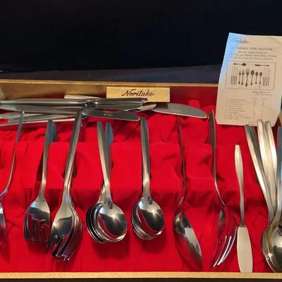 Noritake Flatware Set in Presentation Box