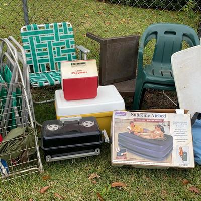 Camping & Outdoor Gear Featuring Airbeds, Grill, Coolers & Chairs