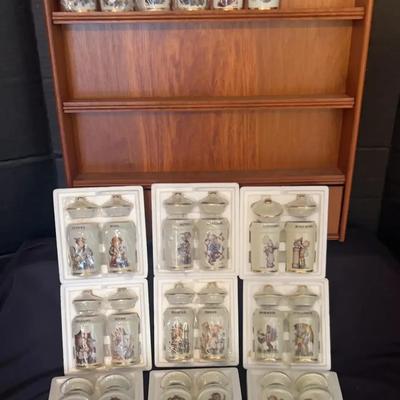 The Darby Mint Hummel Spice Jar and Rack Complete Set